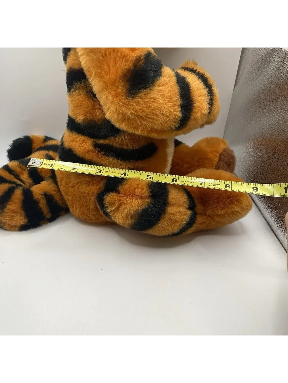 Disney Tigger Plush - Vintage 1998 LARGE Super Soft Beanie Mattel 17